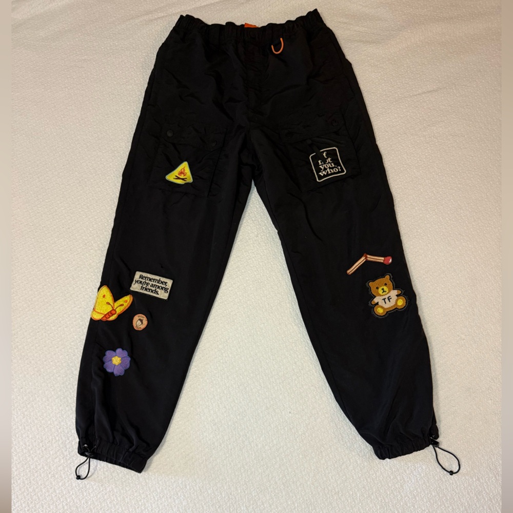 Teddy Fresh x Smokey the Bear Limited Edition Utility Pants w/ Colorful Patches